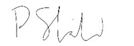 Signature of Paul Stanfield